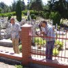Budowa ogrodzenia cmentarza-2008r.